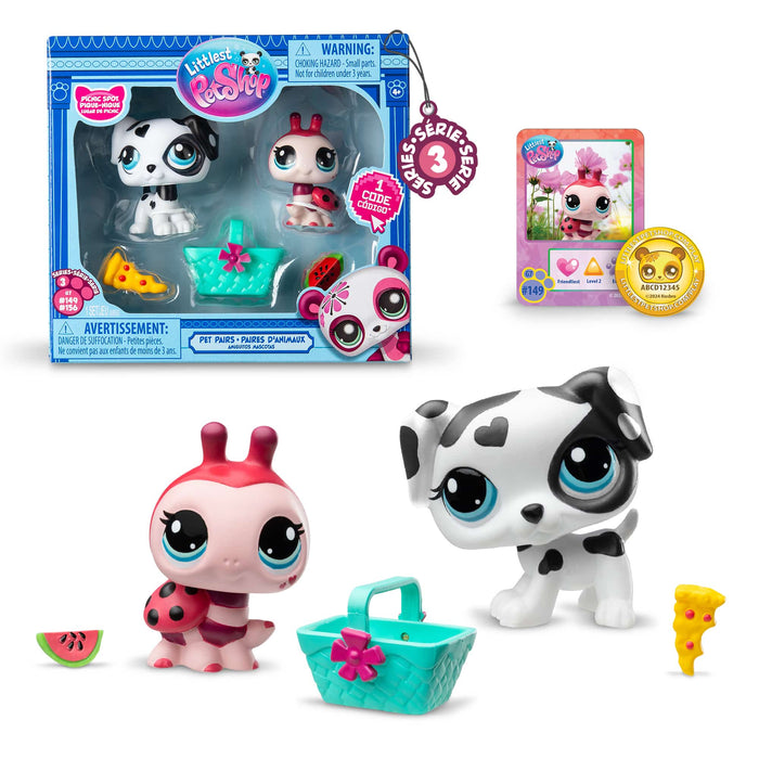 Littlest Pet Shop Picnic Spot Pet Pair G7 S3