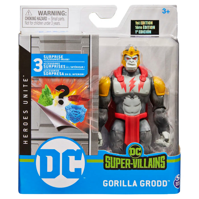 DC Gorilla Grodd figuuri 10cm + yllätystarvikkeet