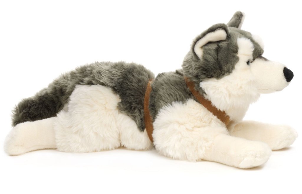 Husky suuri koira pehmolelu 60cm