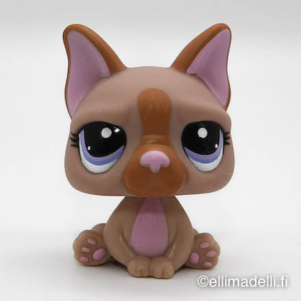 Littlest Petshop Ranskan Bulldog koira #1896