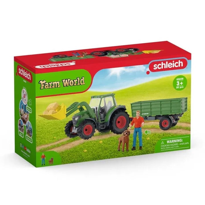 Schleich 42608 Traktori ja perävaunu