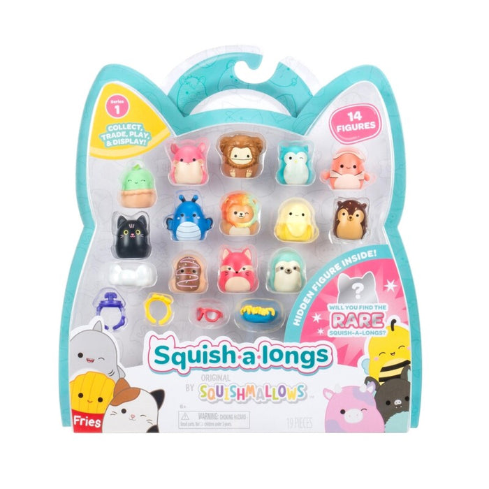 Squish-a-longs 2,5cm hahmo 14kpl pakkaus