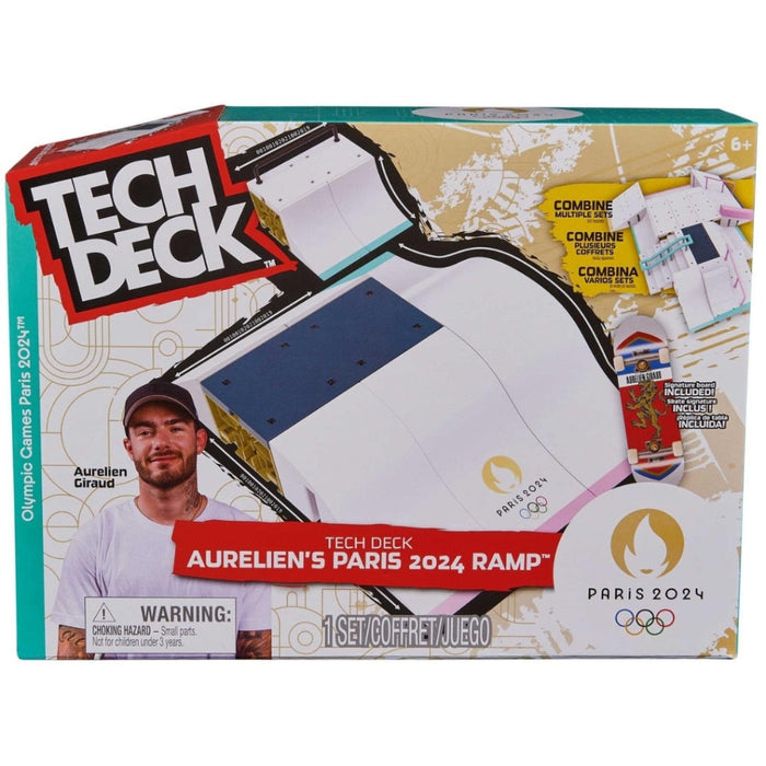 Tech Deck sormiskeitti Olympic Aurelien's Paris 2024 Ramp pakkaus