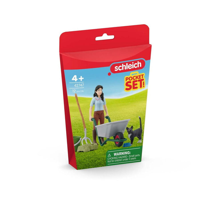 Schleich 42747 Pocket Set Muck-out and care set - Ennakkotilaus tuote!