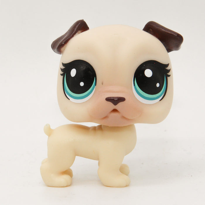 Littlest Petshop Bulldog koira ##3-86