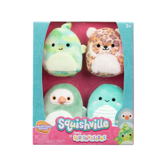 Squishville by Squishmallows Prehistoric Squad 4kpl