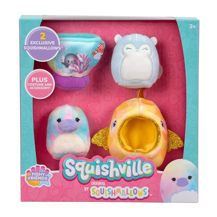 Squishville by Squishmallows Fishy friends