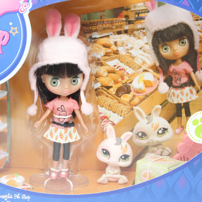 Littlest Petshop Blythe nukke #B8 ja Pupu #1855