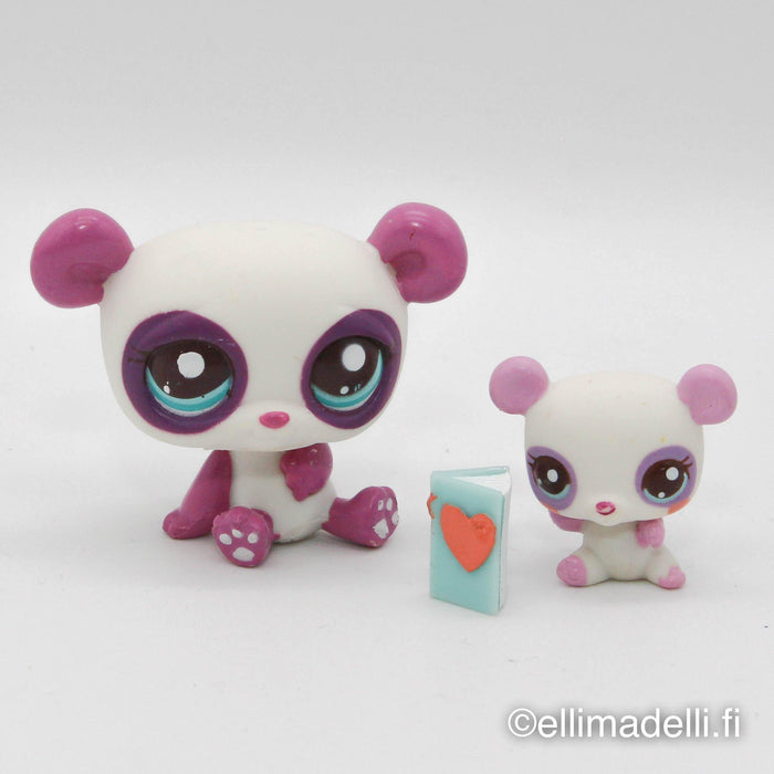 Littlest Petshop Panda #2674 ja vauva #2675 - Elli