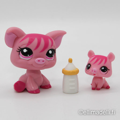 Littlest Petshop Possu #3595 ja vauva #3596 - Elli