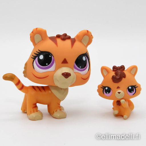 Littlest Petshop Tiikeri #3593 ja vauva #3594 - Elli