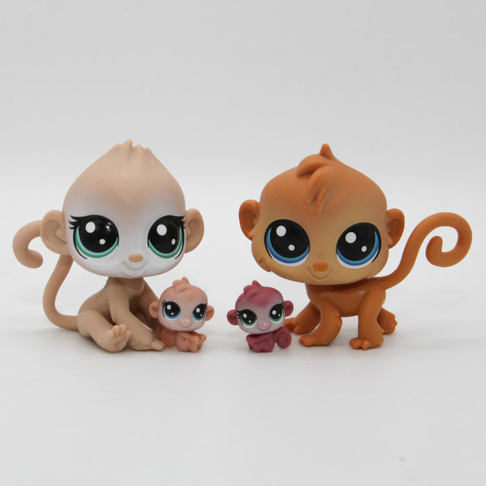 Littlest Petshop Apina perhe #1-140-141 ja 1-143-144