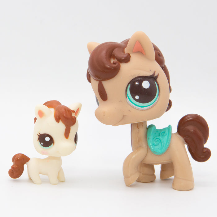 Littlest Petshop Hevonen #2666 ja vauva #2667