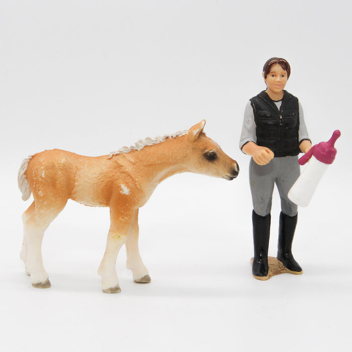 Schleich Haflinger varsa ja hoitaja