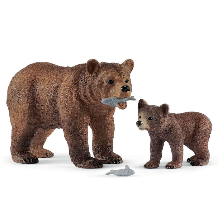 Schleich Harmaakarhu ja pentu 42473 - Elli Madelli