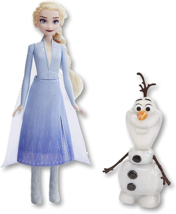 Disney Frozen Elsa nukke & puhuva ja liikkuva Olof