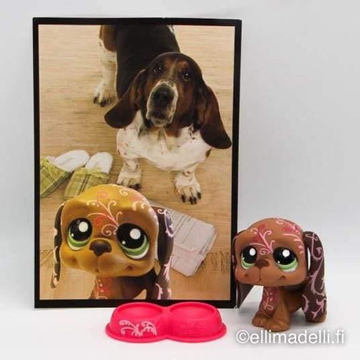 Littlest Petshop Basset koira #1358 - Littlest Petshop