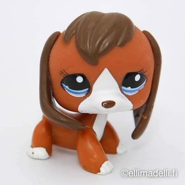 Littlest Petshop Beagle koira #1104 - Littlest Petshop