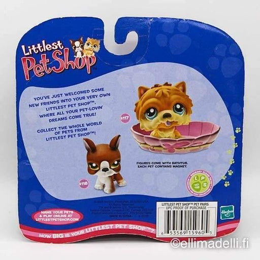 Littlest Petshop Bostonin terrieri #118 ja Chow Chow koira