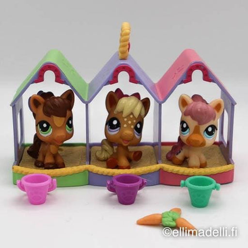 Littlest Petshop Petriplets Hevonen #1879-1881