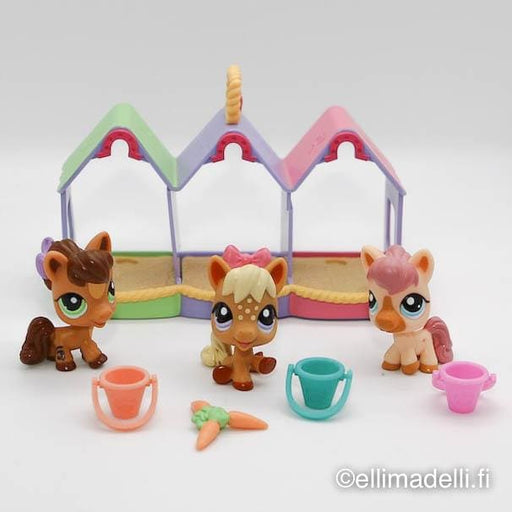 Littlest Petshop Petriplets Hevonen #1879-1881