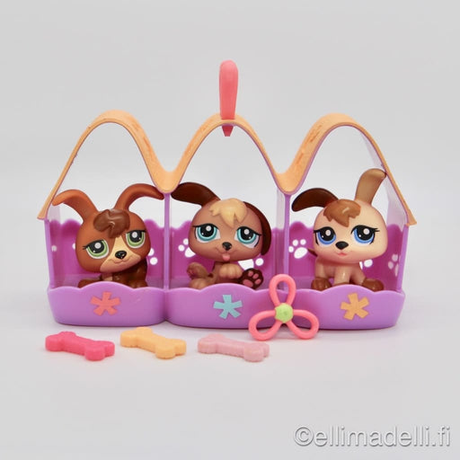 Littlest Petshop Petriplets Koiranpennut #1338-1340 -