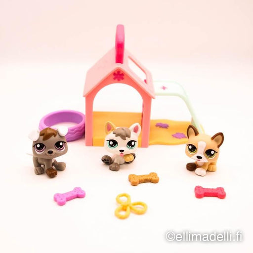 Littlest Petshop Petriplets Koiranpennut #1876-1878 -