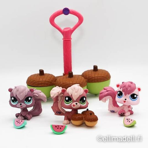 Littlest Petshop Petriplets Oravat #1882-1884 - Littlest