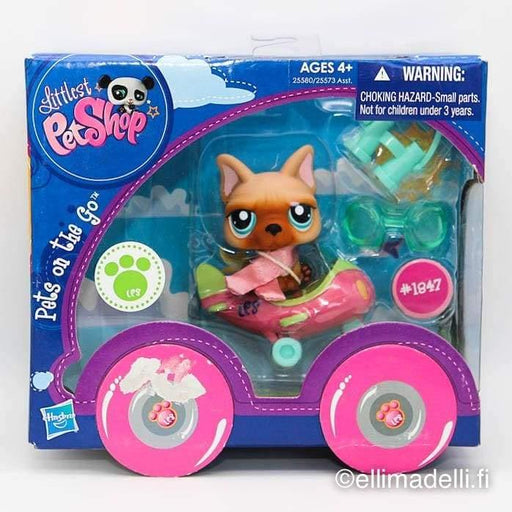 Littlest Petshop Ranskan Bulldog #1847 - Littlest Petshop