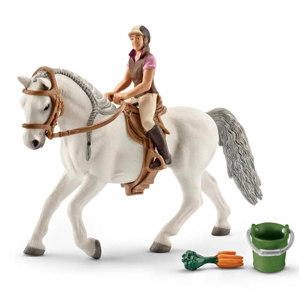 Schleich 41433 Lipizzan hevonen ja ratsastaja setti - Erikoiserä!— Elli  Madelli