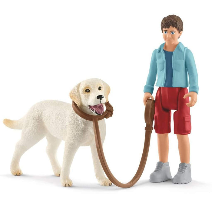 Schleich Kävelyretki Labradorinnoutajan kanssa 42478 - 